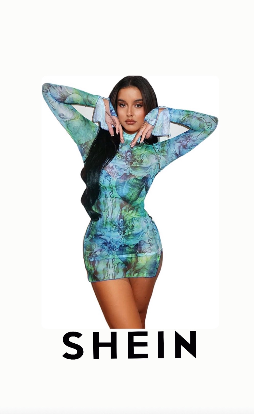Robe shein courte 