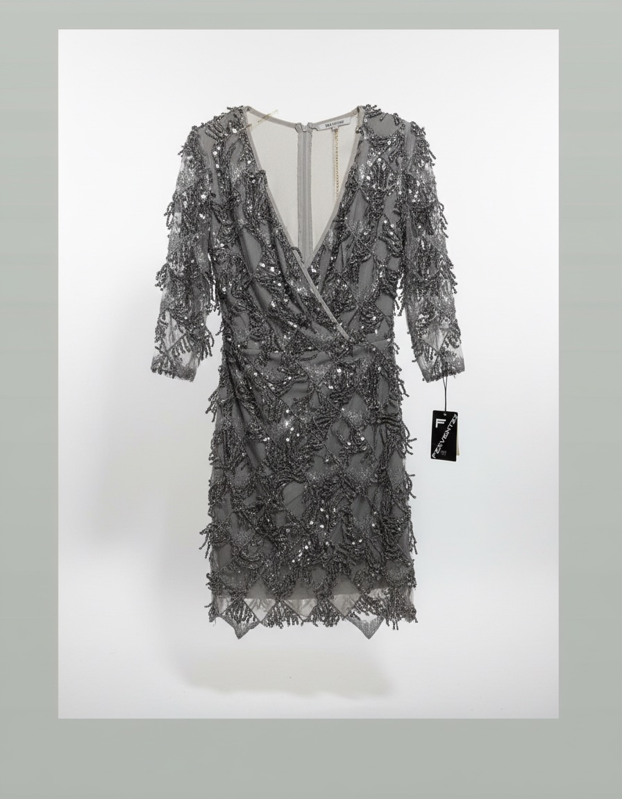 Robe soirée en paillettes 