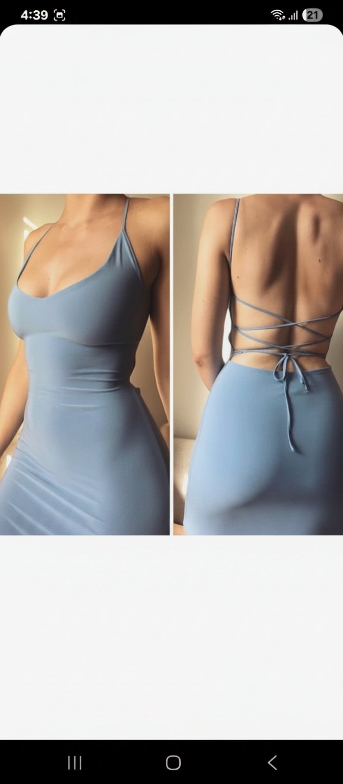 Maxi backless dress 