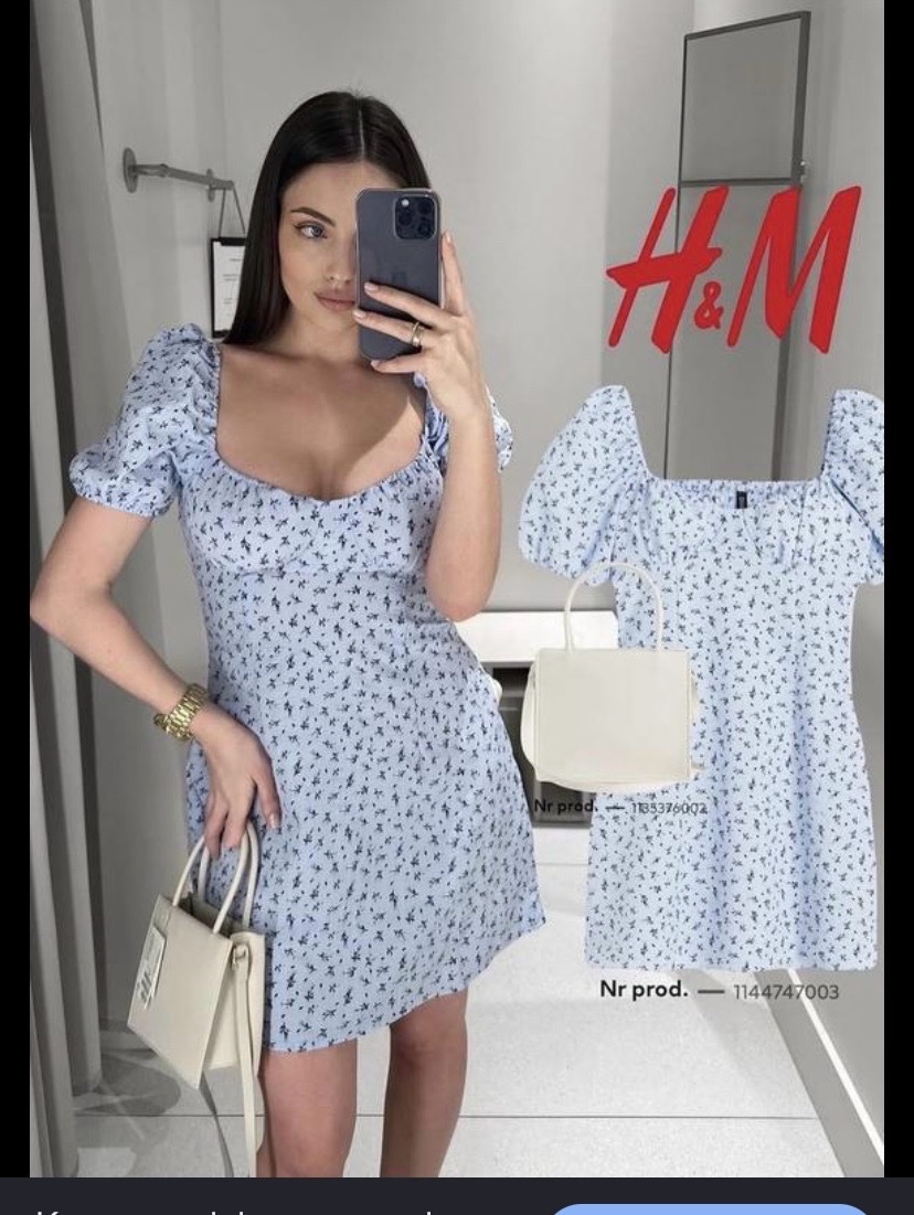 Robe manche boufante