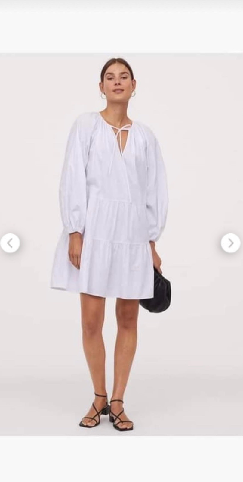 Robe en blanc 