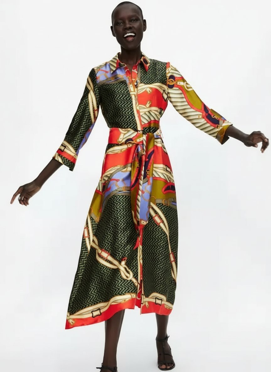 Robe foulard 