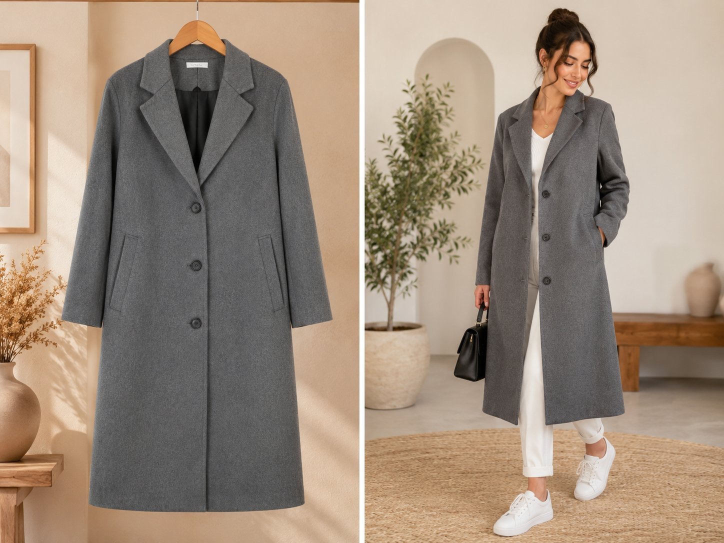 Manteau gris 
