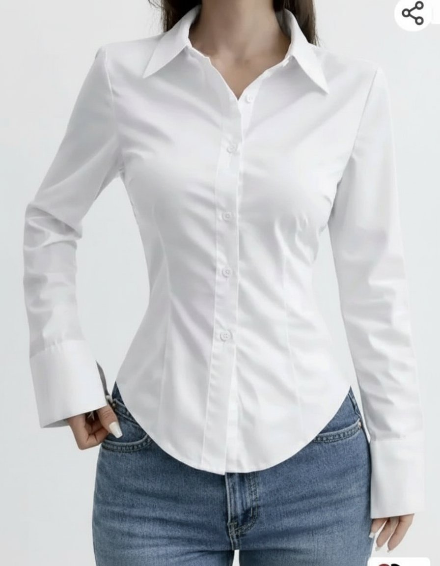 Chemise blanche classique femme