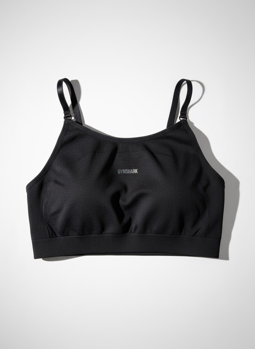Top de sport Gymshark noir 