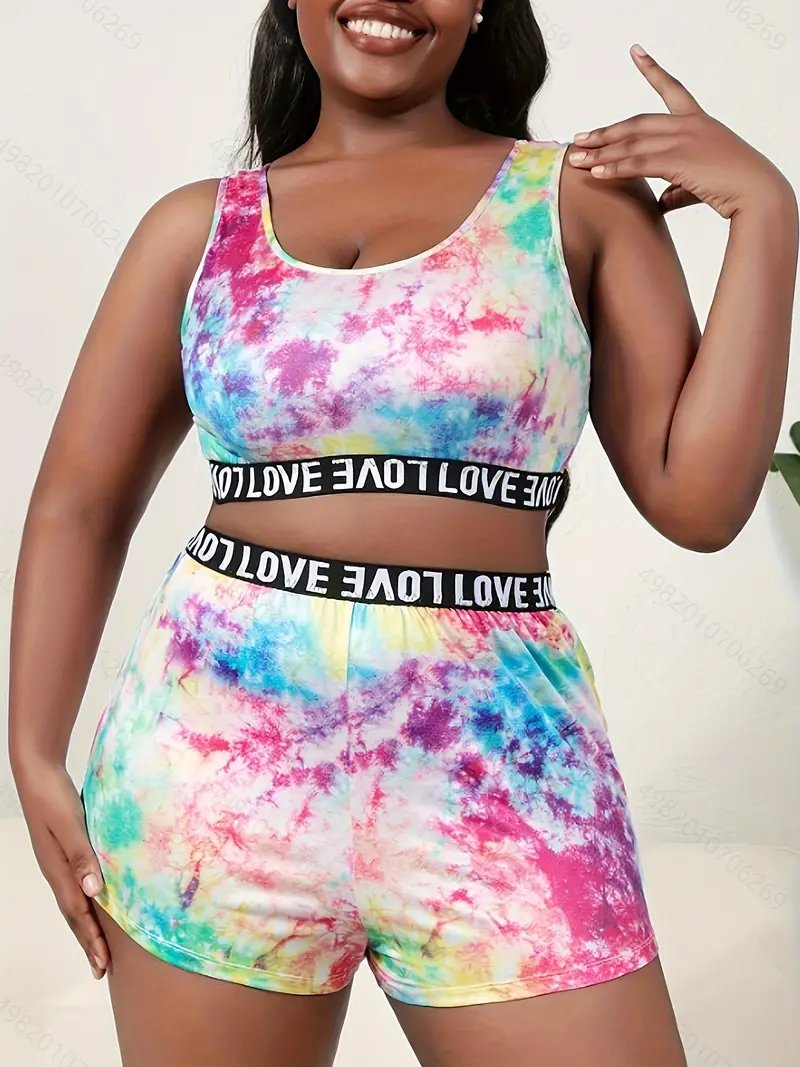Set sport  brassière & short grande taille neuf