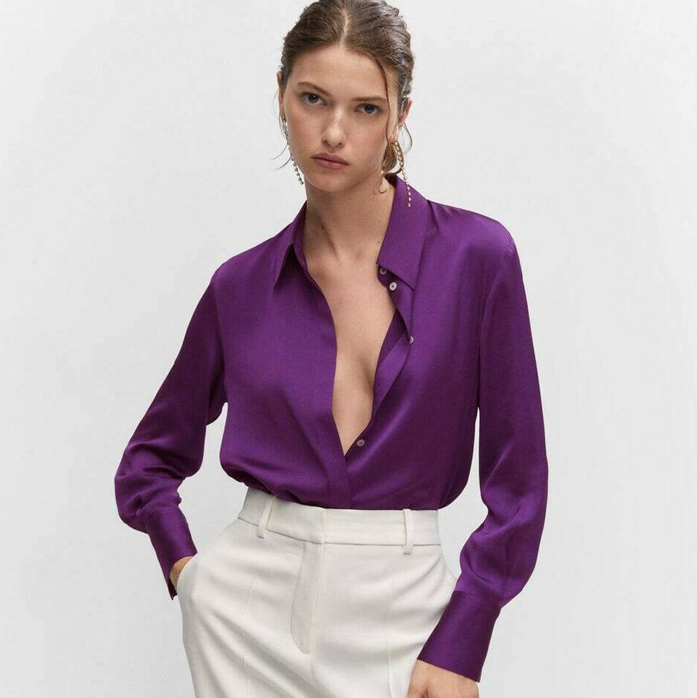 Liquidation 🔥Chemise satin Primark neuve💜💜💜💜💜💜💜💜