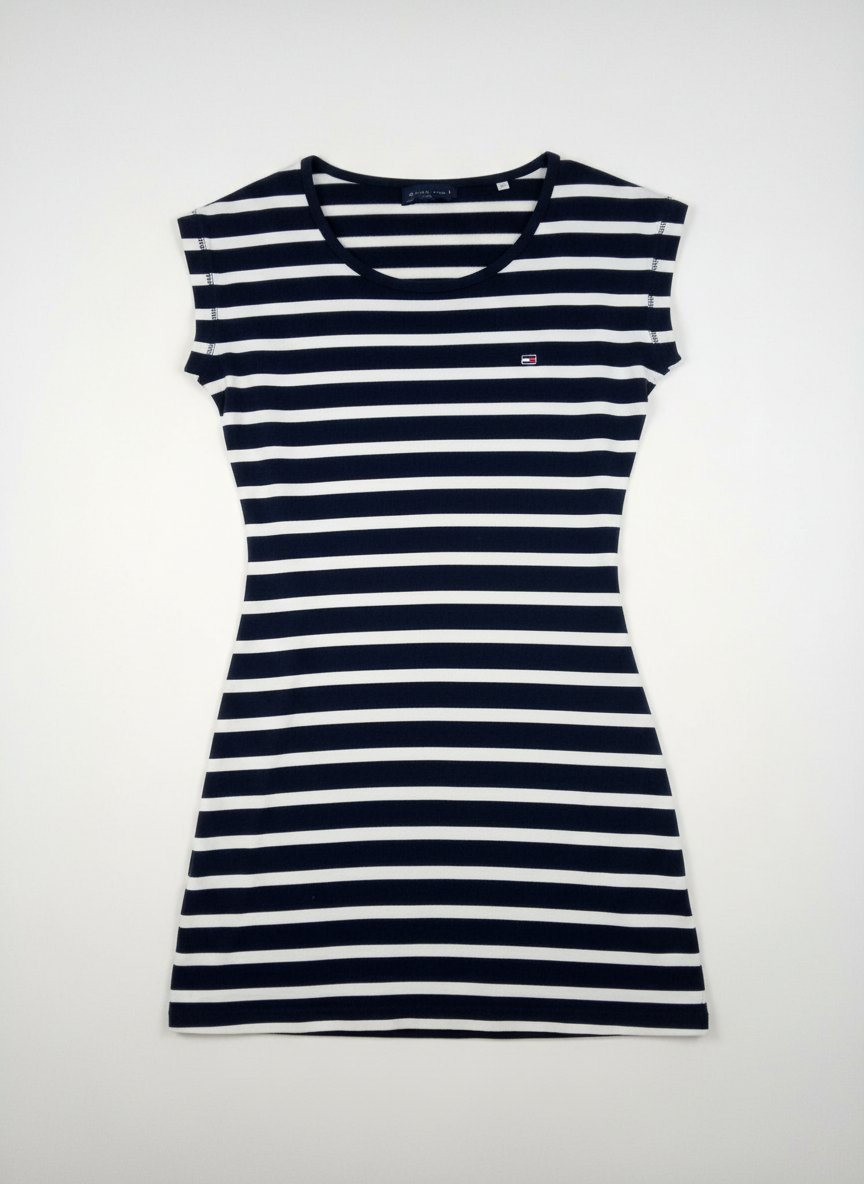 Une belle robe tommy à rayure bleu et blanc neuf dans l'emballage taille S M L 100%coton ⚓⚓⚓💙🤍💙🤍
