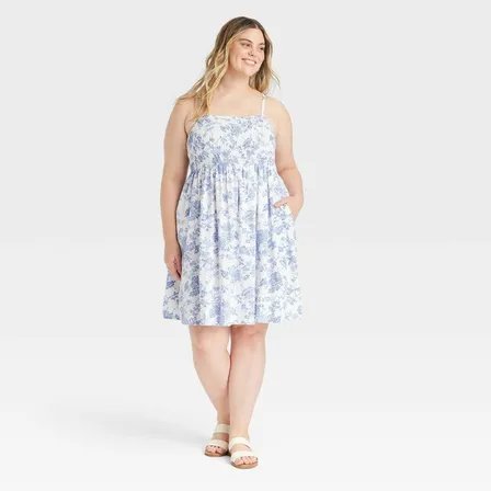 Liquidation Summer dress florale légère avec broderie anglaise au niveau de corsage  100%coton🌺🌸💮🌼🌻