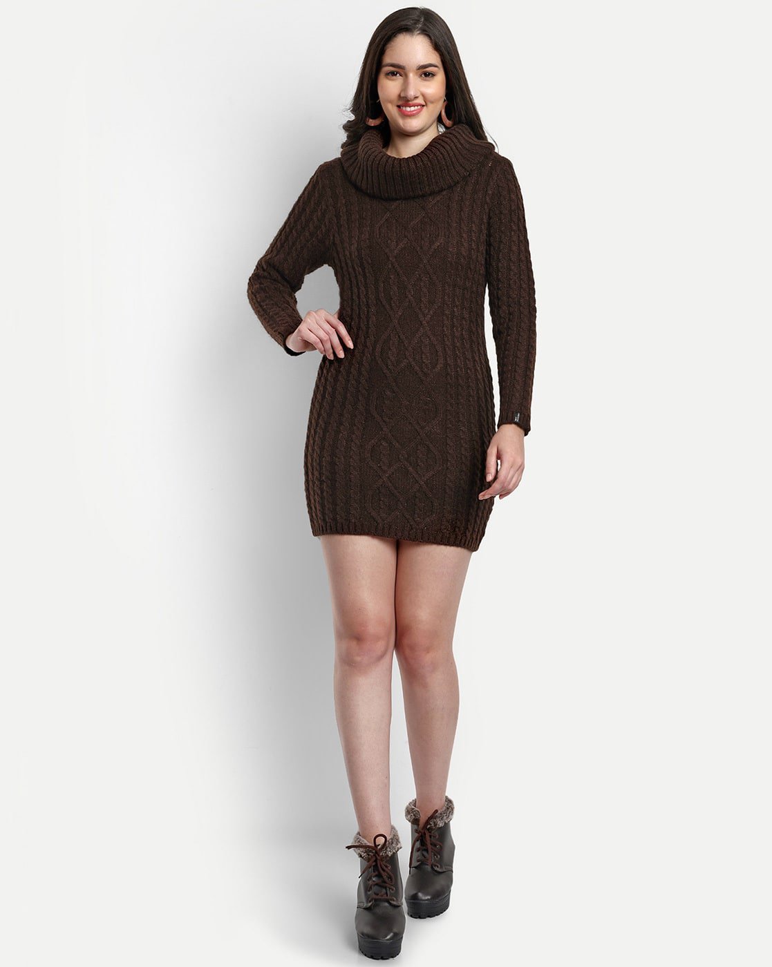 Robe en laine couleur marron 🤎🤎🤎