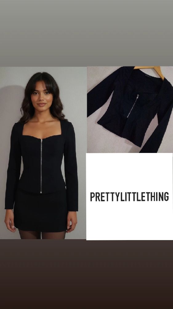 Blouse corset noire avec fermeture 🖤🖤🖤🖤