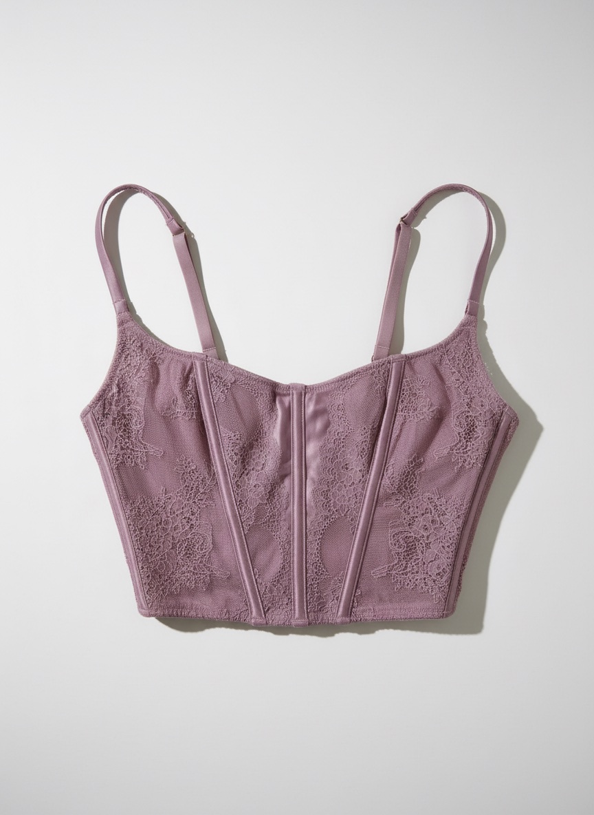 Lace pink corset 