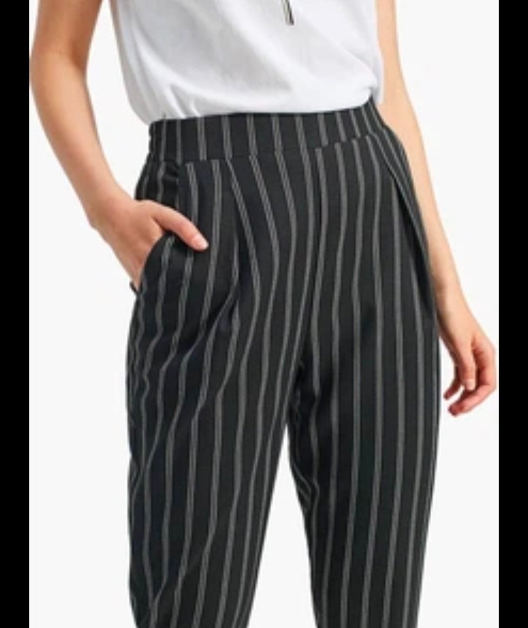 Pantalon à rayure verticale de la marque bershka 
