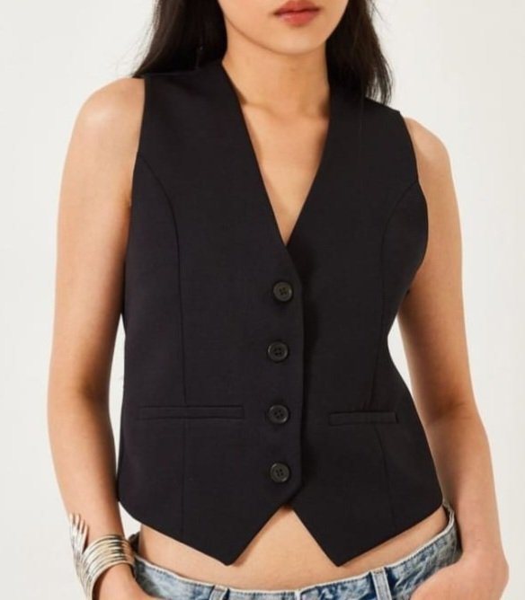 Veste sans manche tendance 