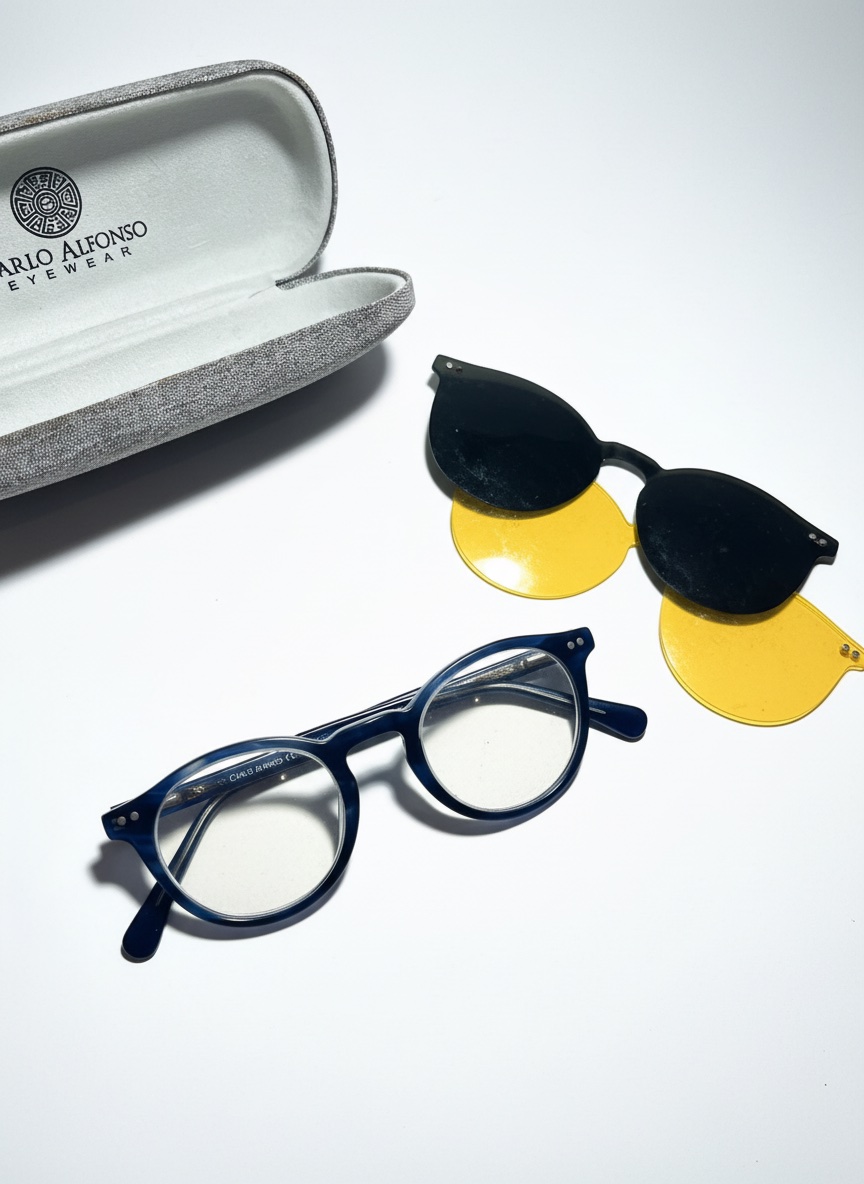 Lunnette optic avec applique 