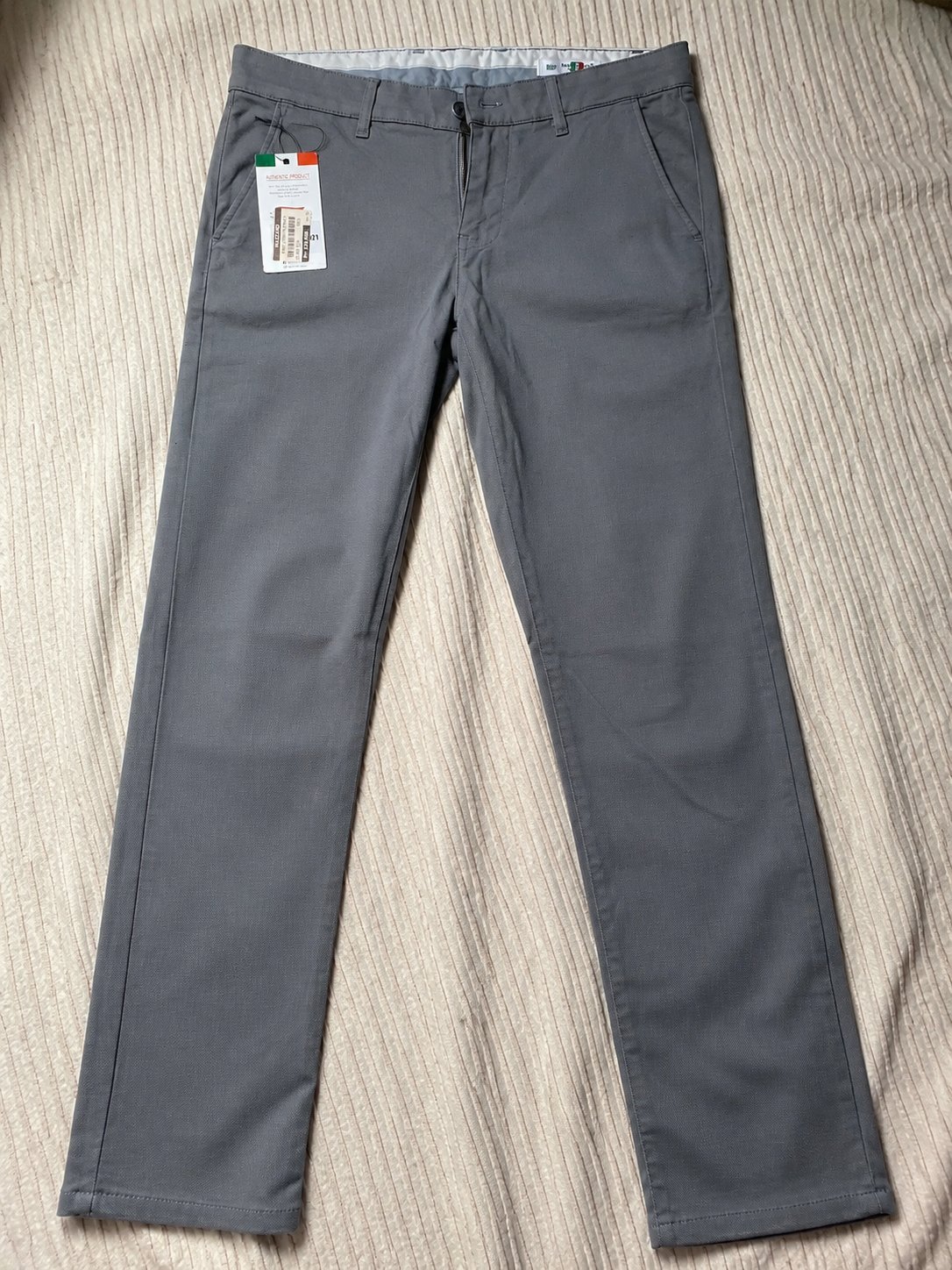 Pantalon Chino Gris Mazzaro Milano