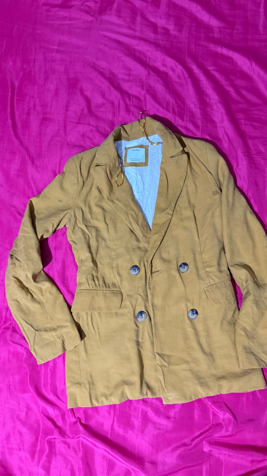 Bershka double breasted blazer