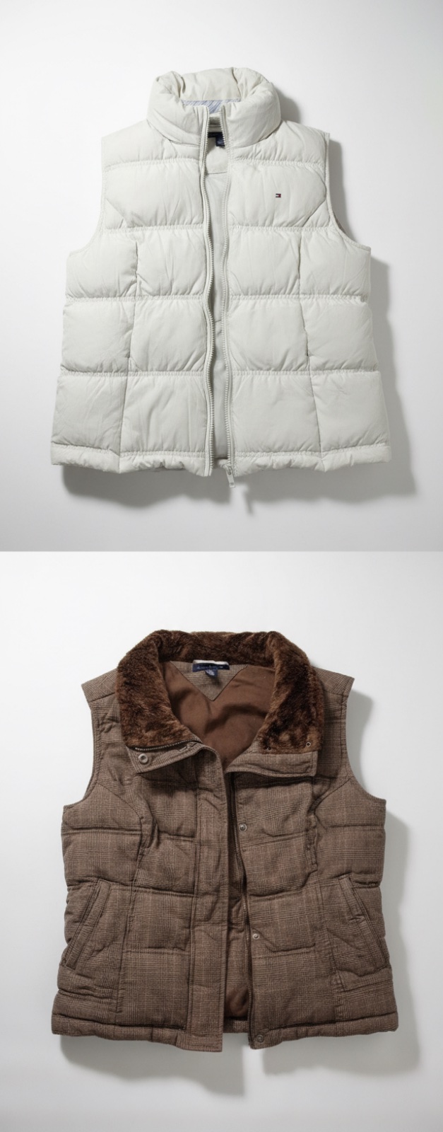 Deux doudoune de la marque tommy hilfiger