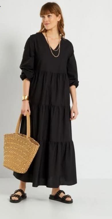 Robe noir Kiabi , pour voilé et nn voilé
