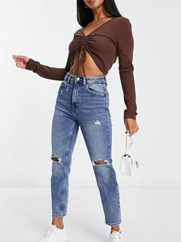 jeans high rise ( taille haute)