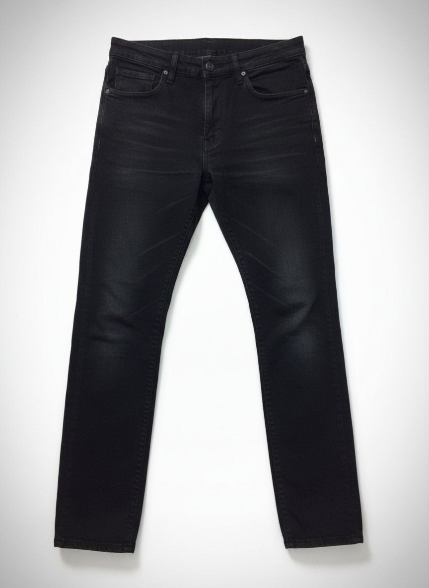Jeans noir stretch, marque Ashes to Dust