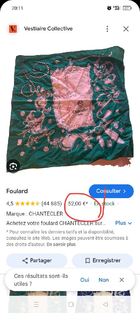 Foulard CHANTECLER