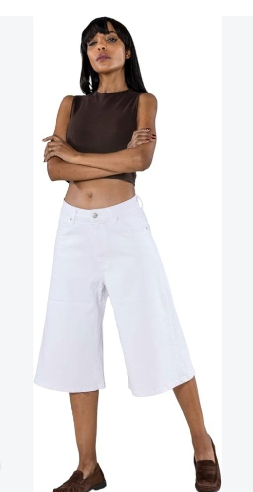 Massimo Dutti, taille haute , en jeans 