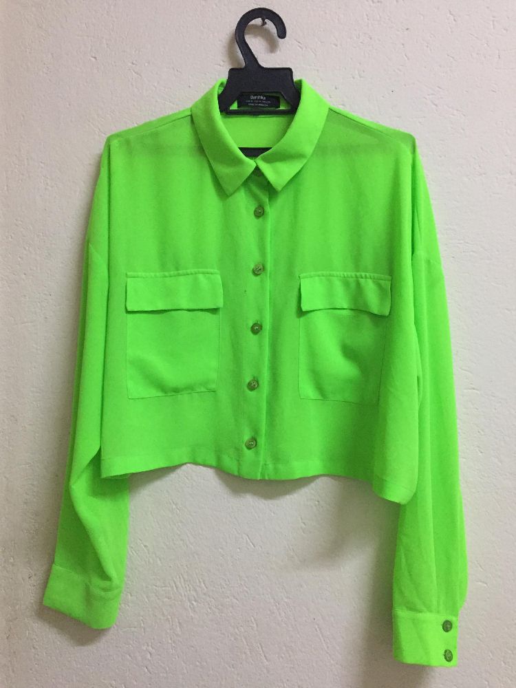 Cropped oversized , blouse Bershka 