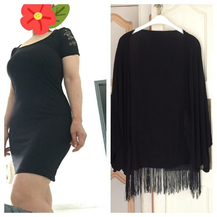 lot : robe + kimono ( importation France) 