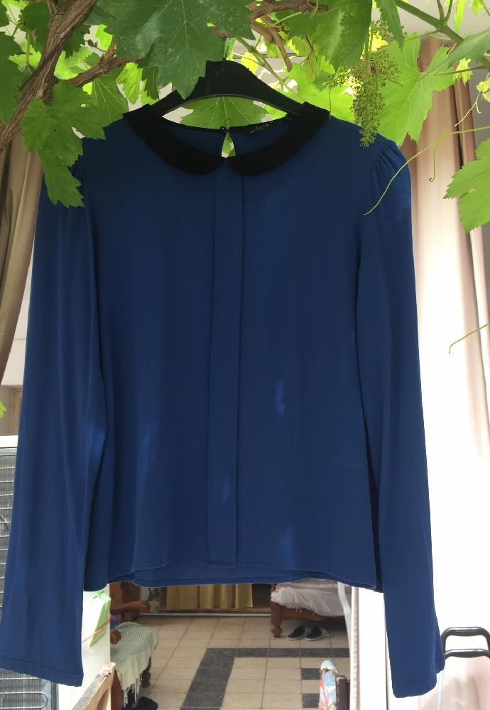 chemise bleu roi 