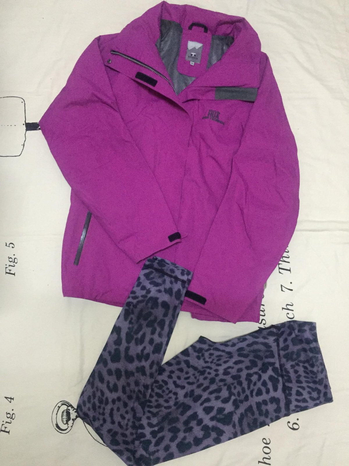 Veste  coupe vent + legging 