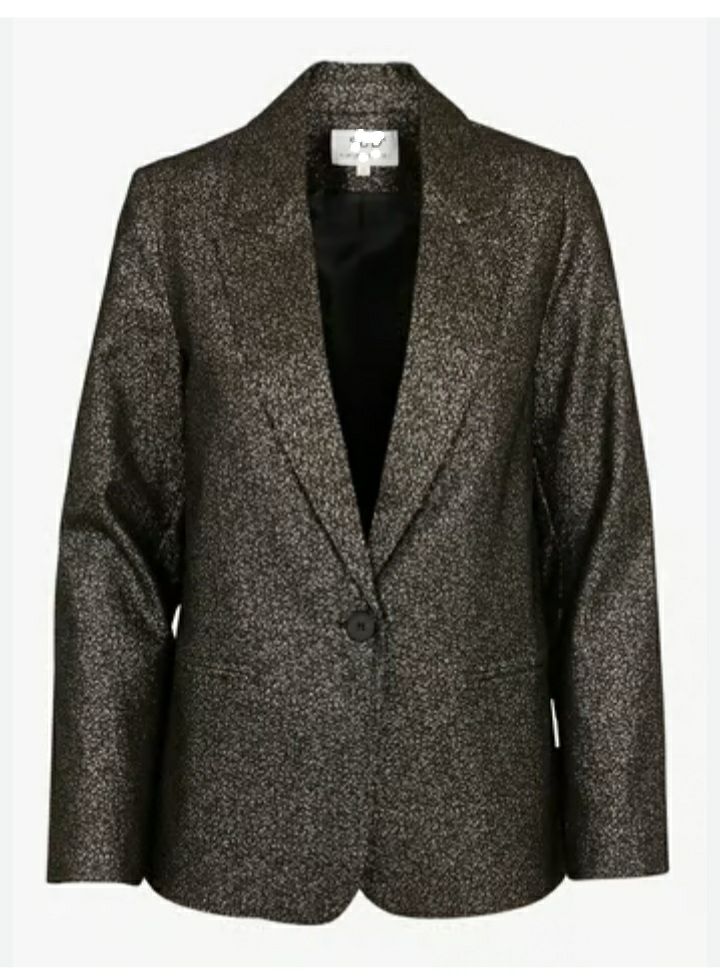 Blazer soirée dorée 