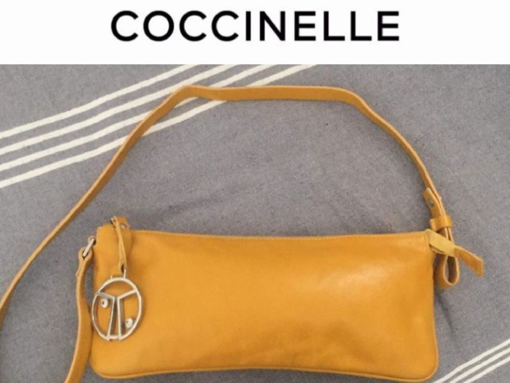Sac coccinelle, jaune moutarde 