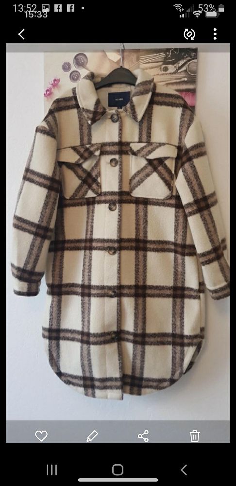 Chemise/manteau  kiabi , tousil lil genoux