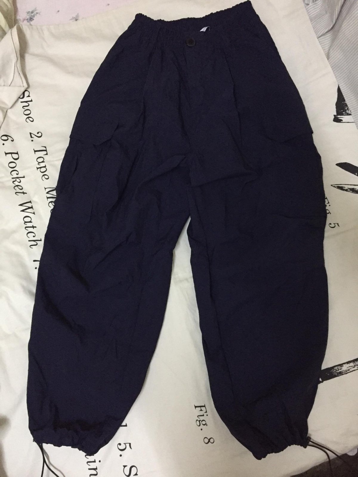 Pantalon cargo Zara, taille haute 
