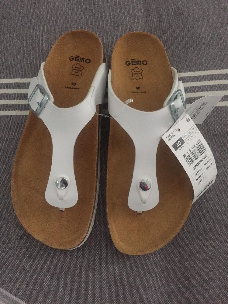 Mules cuir importation France 