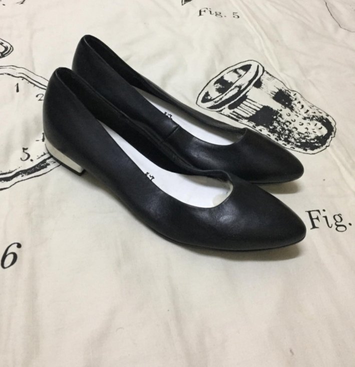 Ballerines Tamaris, en cuir 