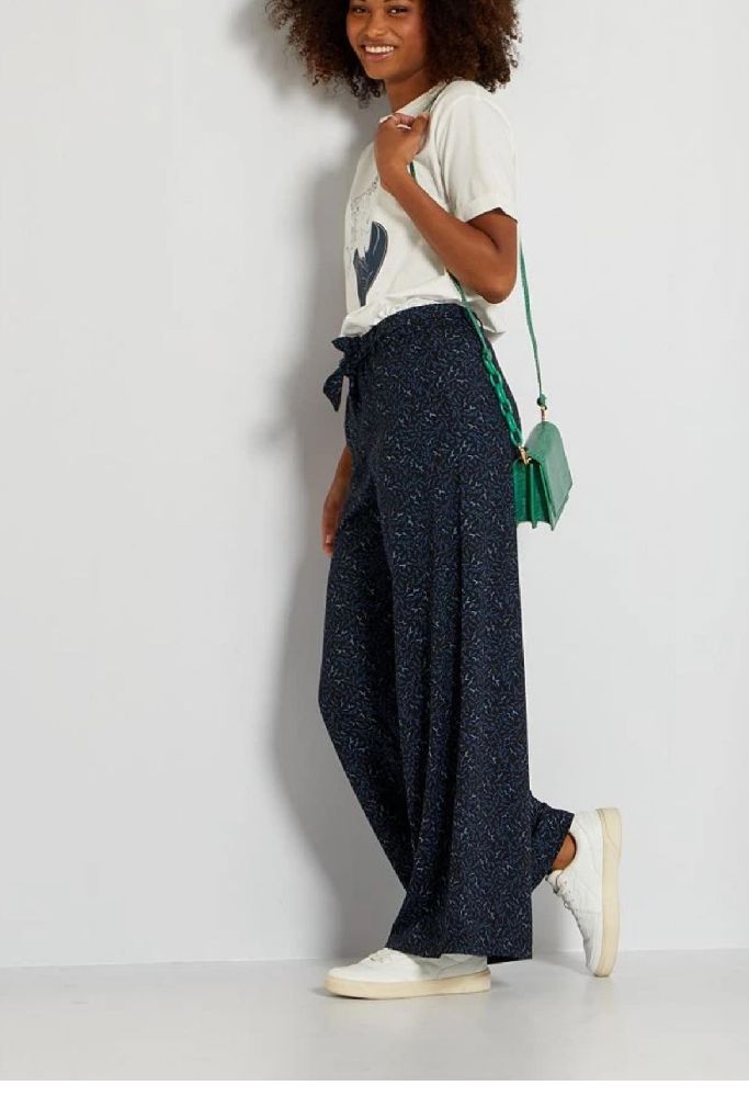 pantalon large Kiabi
