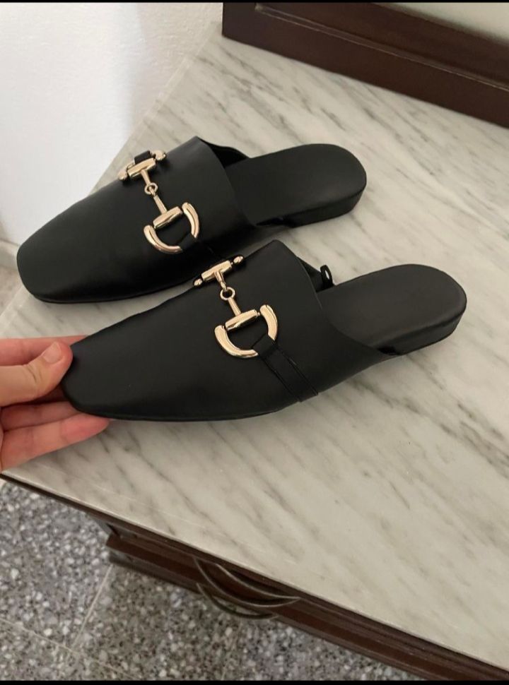 Mules h&m en cuir 