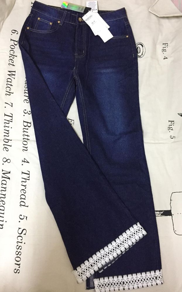 Wide legs Jeans , avec fonts