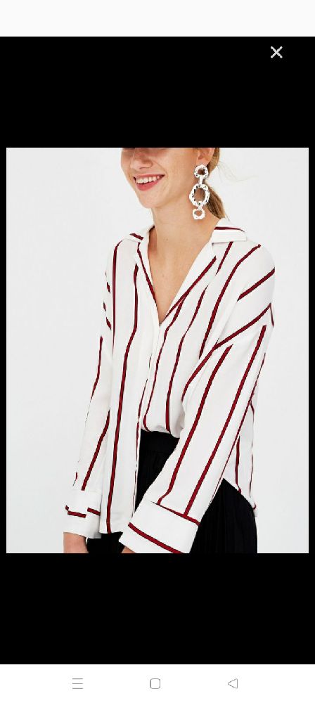 Chemise pull&bear rayé 