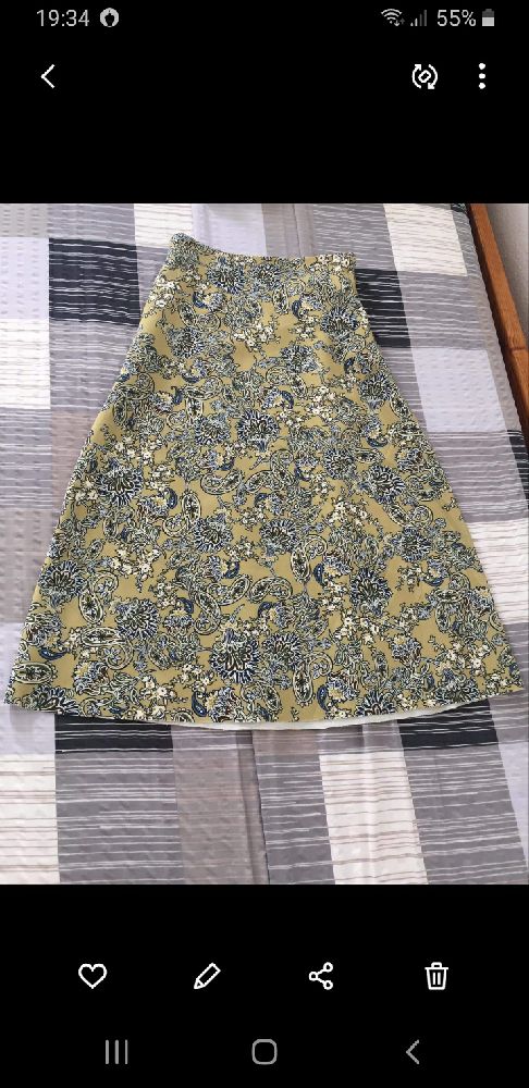 jupe taille haute, vintage style 