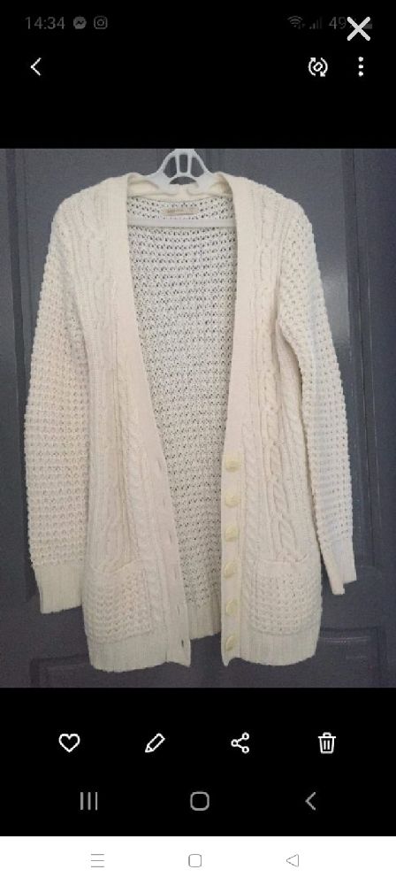 Gilet en maille, importation France 