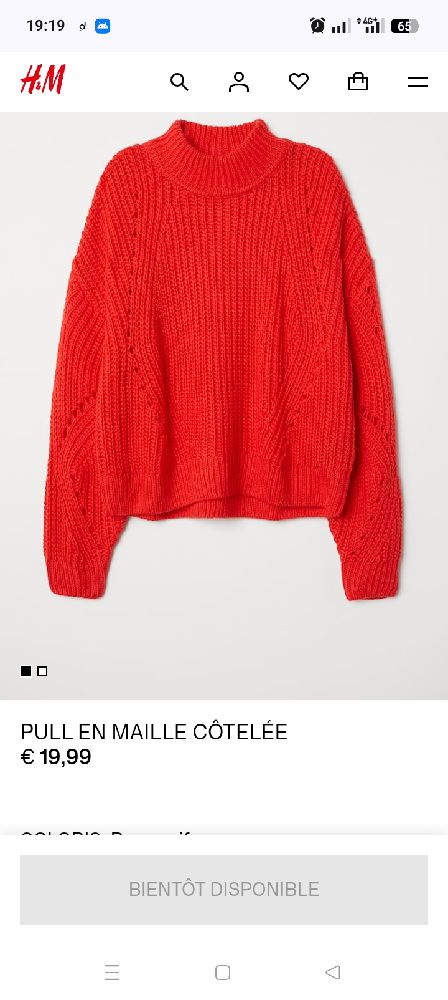Pull en maille h&m