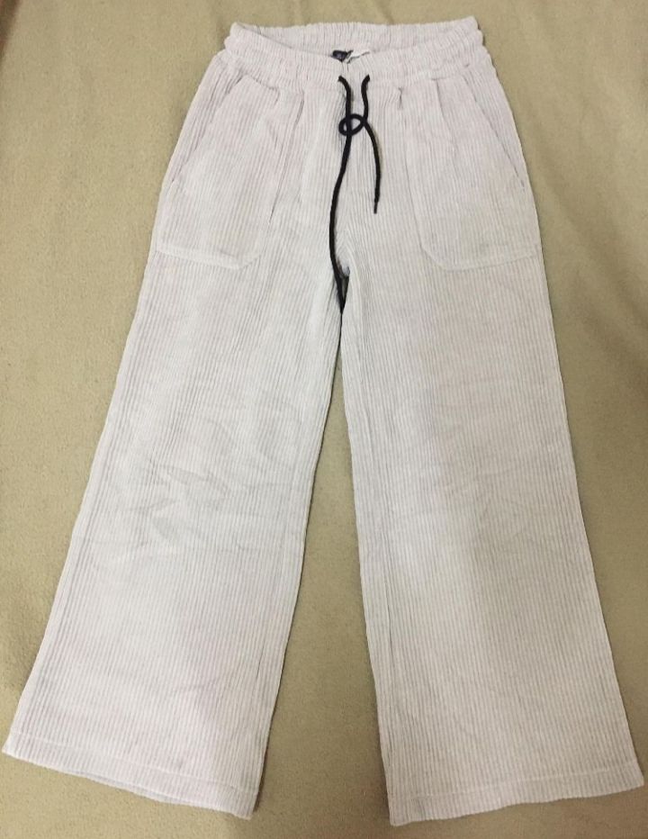 Pantalon large tissu gatifa, 7nin 3ali5r w ydaffi