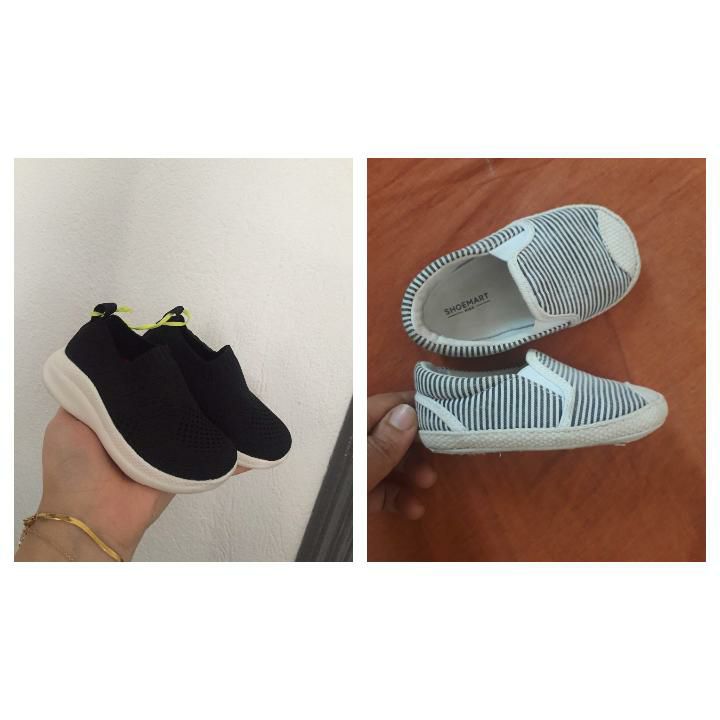 Baskets noir+ mocassins  rayer a donner gratuits 