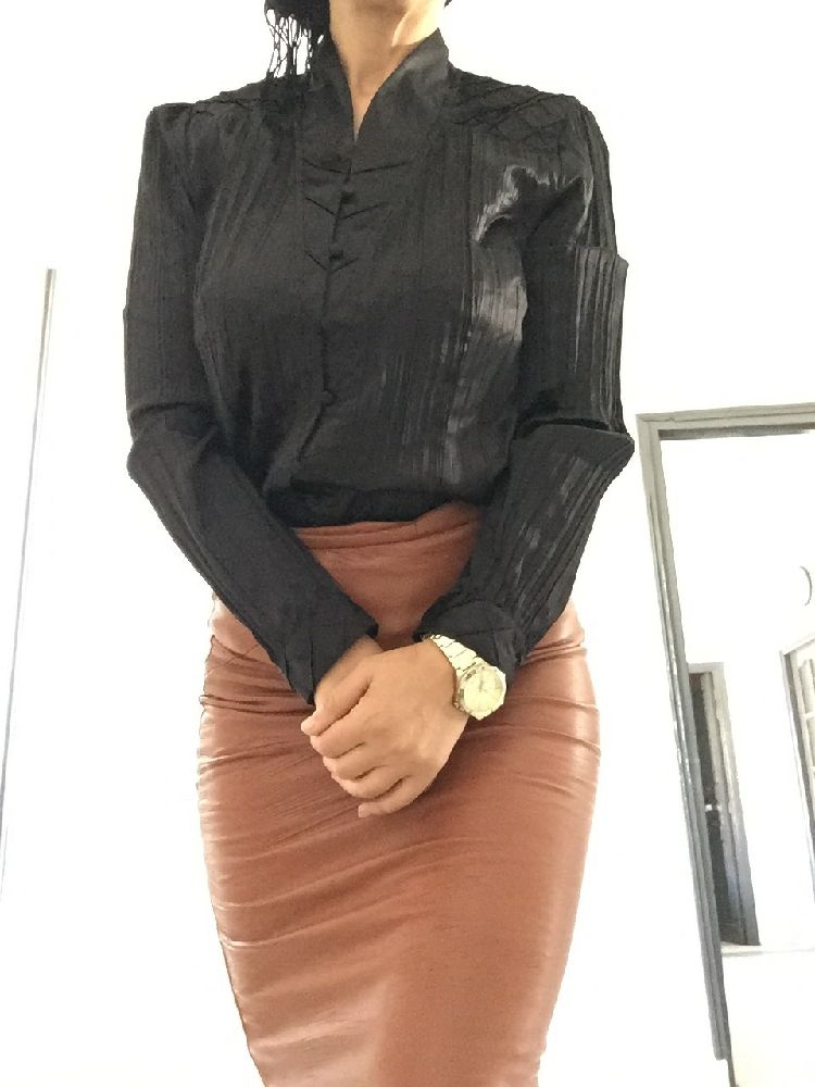 Chemise satinée tres class