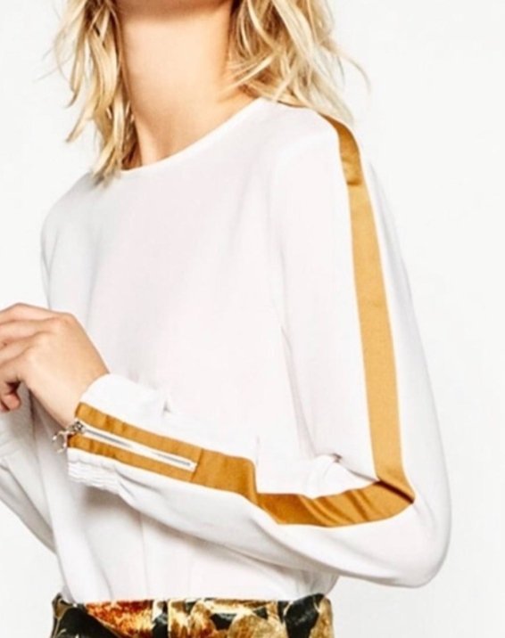 Blouse blanc sale ZARA