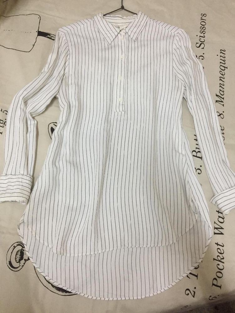 chemise blanche rayer 