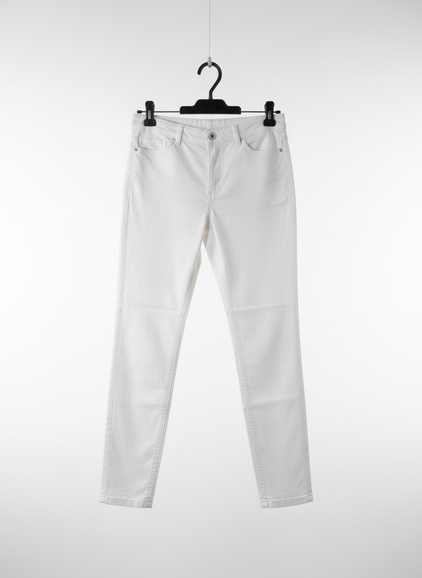 Jean Slim Blanc Épuré